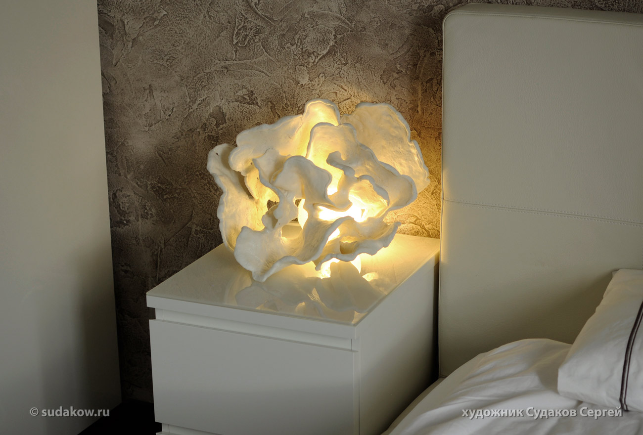 светильник в форме коралла