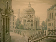 Роспись стен Венеция пейзаж